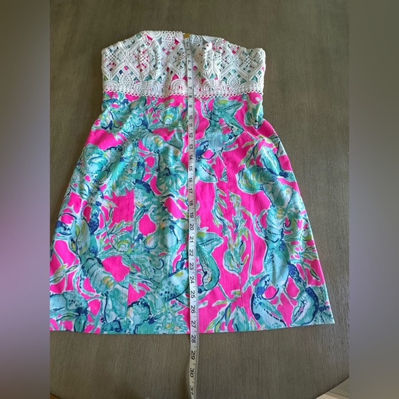 Lilly Pulitzer Brynn shift dress ‘razberry lobsters in love’ 8 EUC - Picture 8 of 9